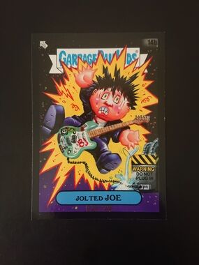 2025 Topps Garbage Pail GPK Green Day - Jolted Joe (14b) Black /199